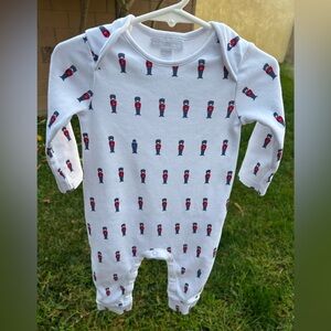Charming Soldier Print Kids Footie